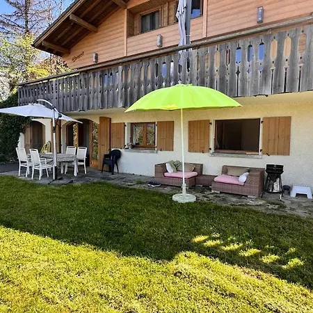 Daire Avec Jardin Et Magnifique Vue Saint-Jean-de-Sixt